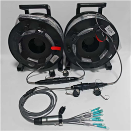 Tactical Outdoor LC Patch Cable with Drum